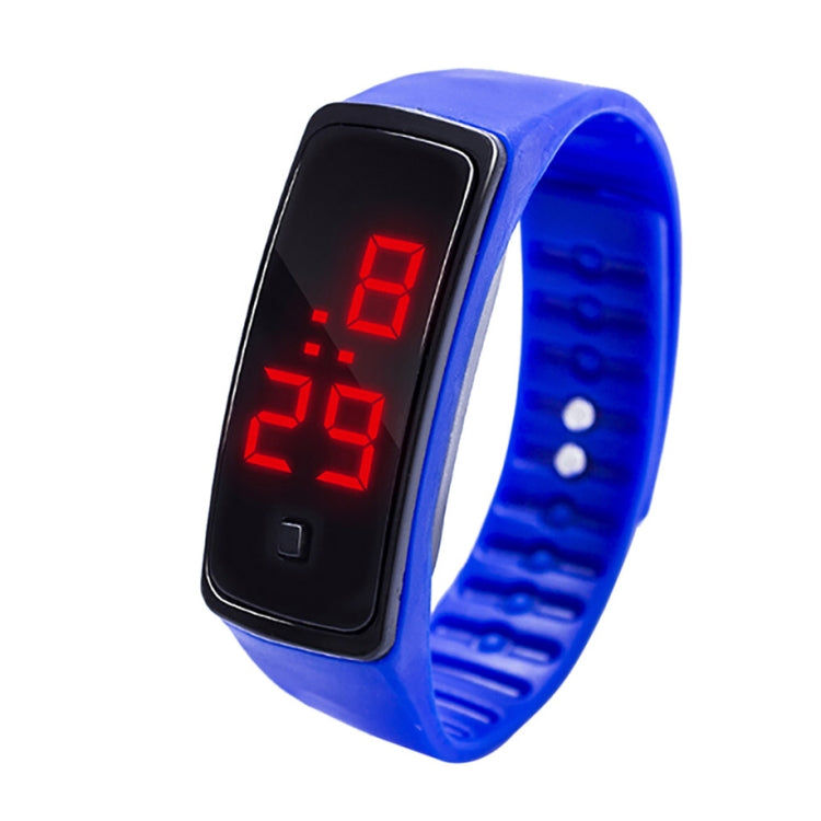 LED Digital Display Silicone Bracelet Children Electronic Watch(Yellow) - Silicone Strap Watches by PMC Jewellery | Online Shopping South Africa | PMC Jewellery | Buy Now Pay Later Mobicred