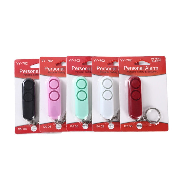 5 PCS 120dB Loud Volume Women Anti-Wolf Alarm Keychain, Random Color Delivery - Anti-lost Alarm by PMc TechLife | Online Shopping South Africa | PMc TechLife | Buy Now Pay Later Mobicred