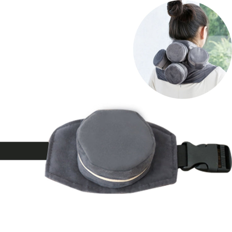Moxibustion Clothing Thickened Smokeless Neck and Shoulder Insulation Clothing Moxibustion Flocking Cloth Cover, Style:1 United Gray - free shipping - PMC TechLife - Order now!