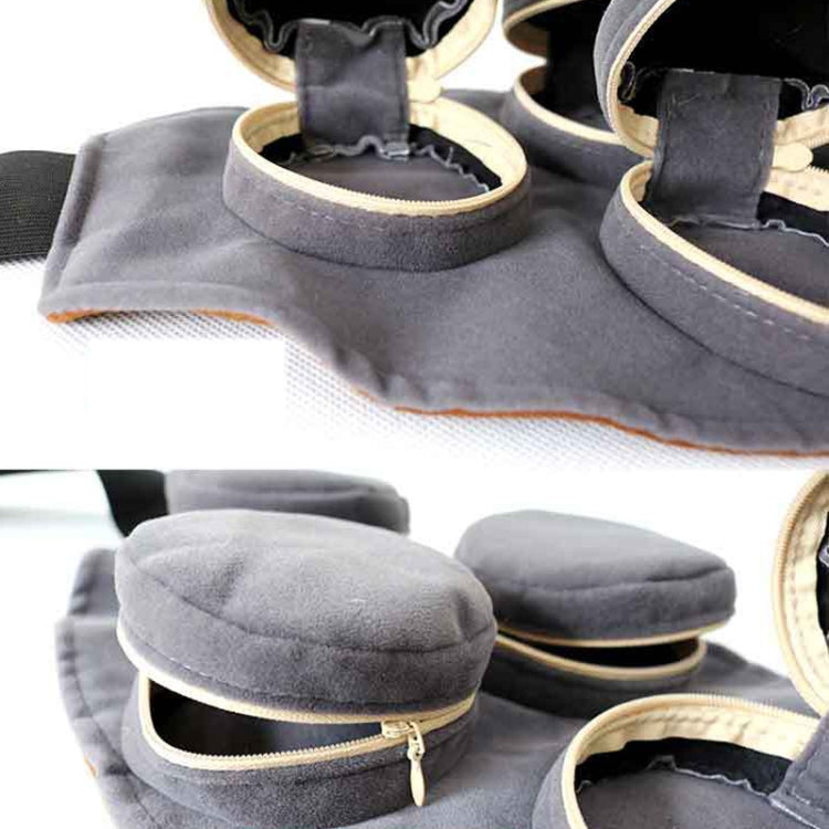 Moxibustion Clothing Thickened Smokeless Neck and Shoulder Insulation Clothing Moxibustion Flocking Cloth Cover, Style:2 United Gray - free shipping - PMC TechLife - Order now!