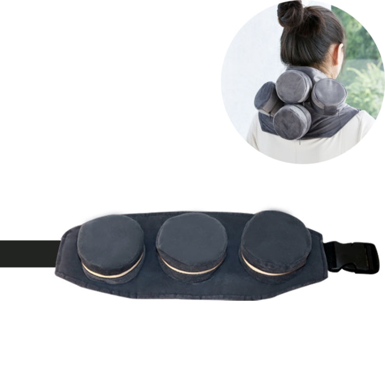 Moxibustion Clothing Thickened Smokeless Neck and Shoulder Insulation Clothing Moxibustion Flocking Cloth Cover, Style:3 United Gray - free shipping - PMC TechLife - Order now!