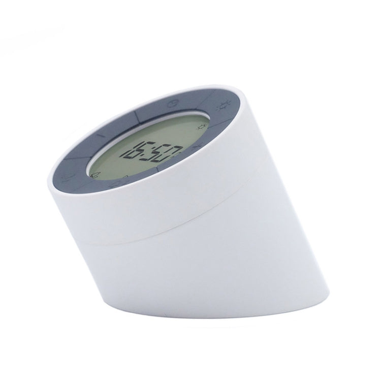 Simple Home Creative Multi-function Charging Stepless Dimming Alarm Clock Night Light(White) - Alarm Clocks by PMc TechLife | Online Shopping South Africa | PMc TechLife | Buy Now Pay Later Mobicred