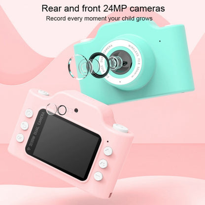 C2-JXJR Children 24MP WiFi Fun Cartoon HD Digital Camera Educational Toys, Style:Camera + 16GB TF(Pink) - Children Cameras by PMC Jewellery | Online Shopping South Africa | PMC Jewellery | Buy Now Pay Later Mobicred