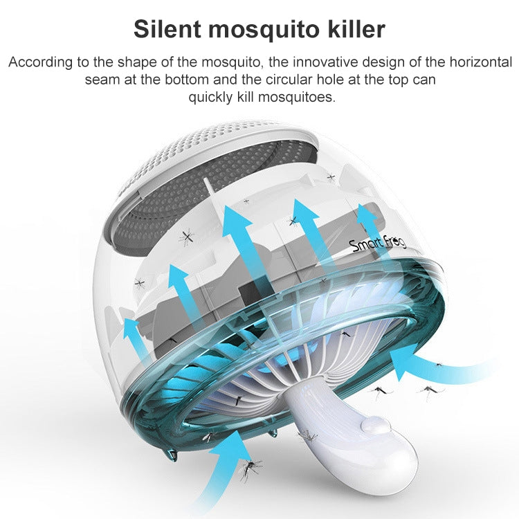 Mushroom Shaped Suction Type Mosquito Killer Ultraviolet Radiation-free Photocatalyst Mute Mosquito Repellent(White) - Repellents by PMC Jewellery | Online Shopping South Africa | PMC Jewellery | Buy Now Pay Later Mobicred