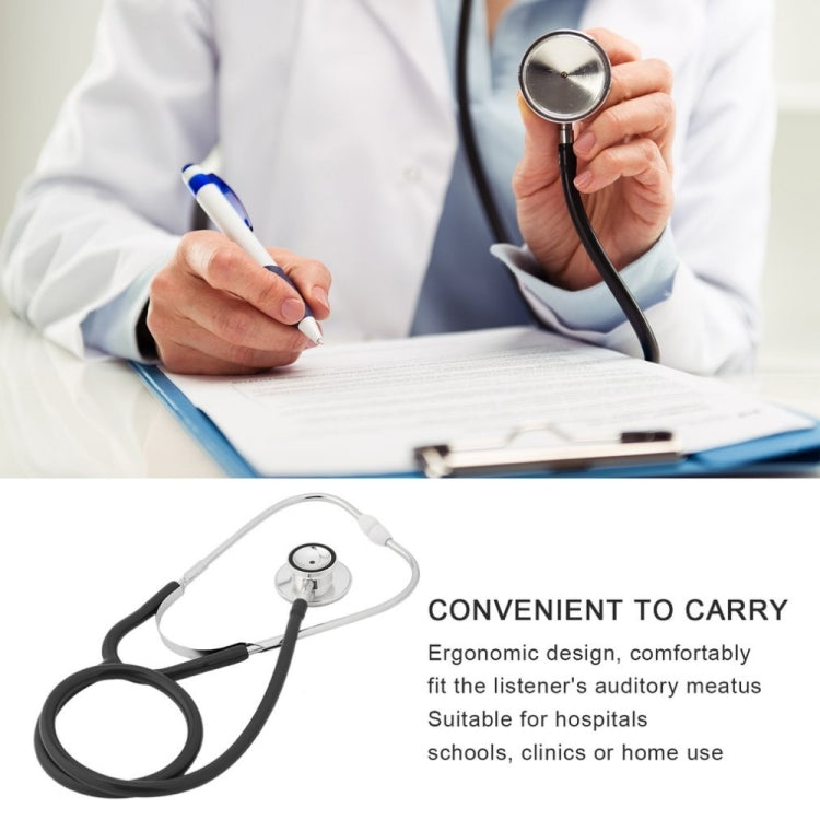 Double-sided Stethoscope Single Tube Doctors Nurse Professional Cardiology Stethoscope Aluminium Alloy Chestpiece(Red) - free shipping - PMC TechLife - Order now!