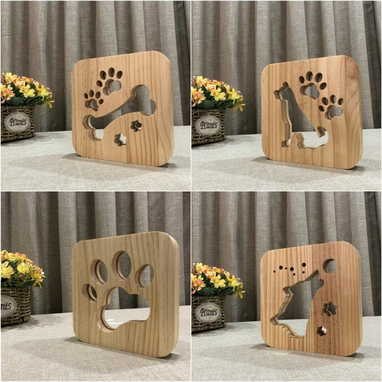 Creative Shape Wooden Night Lamp Bedroom Decoration Warm Light LED(Bones) - Novelty Lighting by PMC TechLife | Online Shopping South Africa | PMC TechLife | Buy Now Pay Later Mobicred