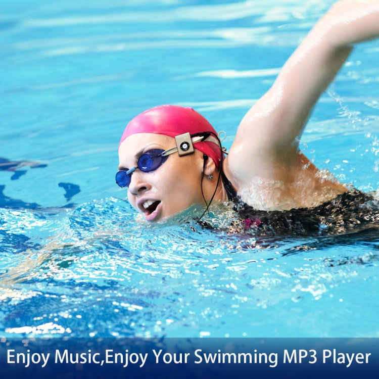 C26 IPX8 Waterproof Swimming Diving Sports MP3 Music Player with Clip & Earphone, Support FM, Memory:8GB(Orange) - MP3 Player by PMC Jewellery | Online Shopping South Africa | PMC Jewellery | Buy Now Pay Later Mobicred