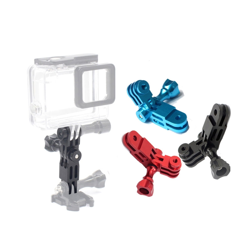 Action Camera Universal Aluminum Alloy Three-way Adjustment Arm 360 Degree Adapter(Red) - Connection Mount by PMC TechLife | Online Shopping South Africa | PMC TechLife | Buy Now Pay Later Mobicred
