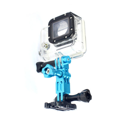 Action Camera Universal Aluminum Alloy Three-way Adjustment Arm 360 Degree Adapter(Blue) - Connection Mount by PMC Jewellery | Online Shopping South Africa | PMC Jewellery