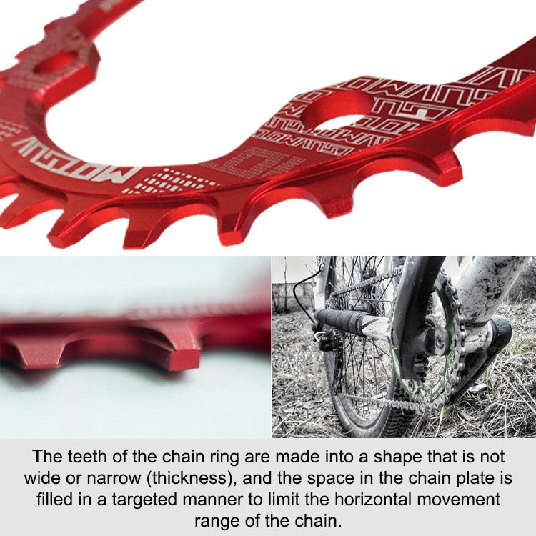 MOTSUV Narrow Wide Chainring MTB  Bicycle 104BCD Tooth Plate Parts(Green) - free shipping - PMC TechLife - Order now!