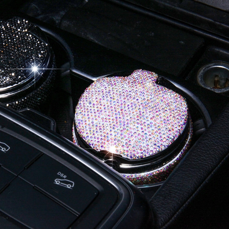 Studded Diamond Car Ashtray with Led Lamp(AB) - Ashtrays by PMC Jewellery | Online Shopping South Africa | PMC Jewellery | Buy Now Pay Later Mobicred