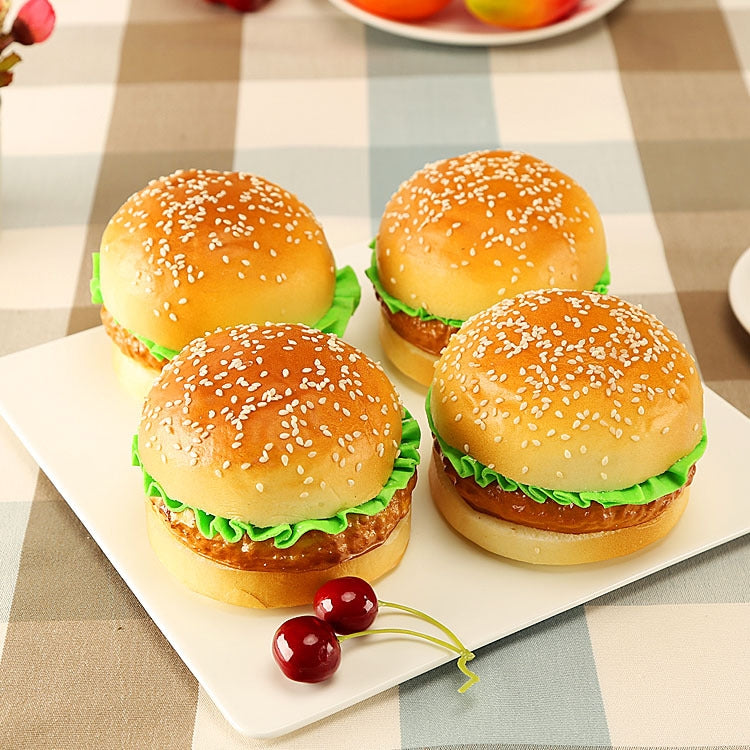 PU Simulation Burger Model Fake Bread Ornaments Photography Props Home Decoration Window Display - Desktop Ornaments by PMC Jewellery | Online Shopping South Africa | PMC Jewellery | Buy Now Pay Later Mobicred