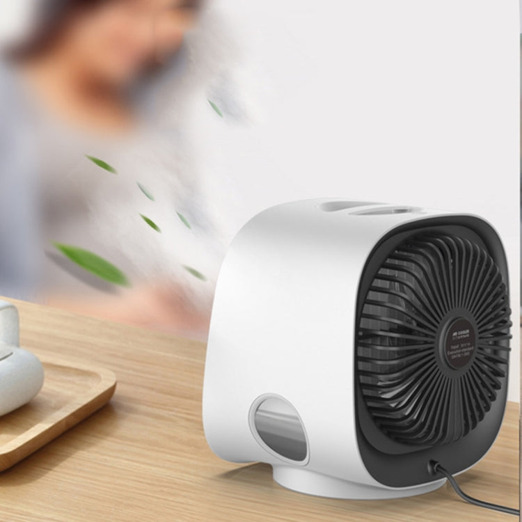 Mini Multifunctional Humidification Aromatherapy Fan Portable Office Home Desktop Air Conditioner Fan(Sky White) - Electric Fans by PMC Jewellery | Online Shopping South Africa | PMC Jewellery | Buy Now Pay Later Mobicred