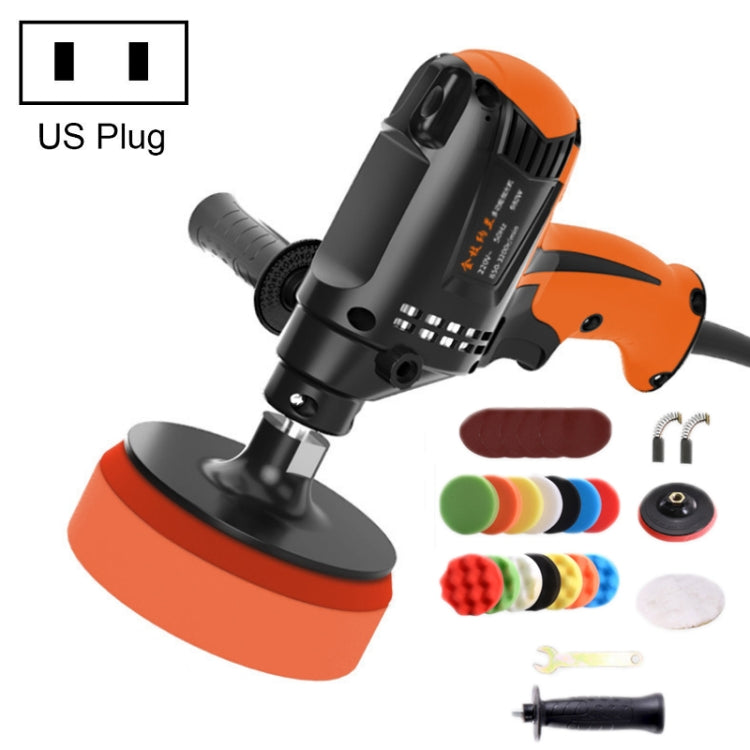 Car Beauty Sealing Glaze Polishing Machine Tile Repair Waxing Machine With Sponge Set, Model: 110V US Plug - Polishing Machine & Accessories by PMC TechLife | Online Shopping South Africa | PMC TechLife | Buy Now Pay Later Mobicred