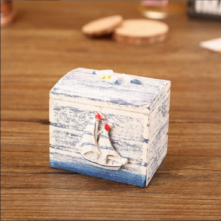 Wooden Pirate Jewellery Storage Box Case Holder Vintage Desk Storage Box(Smooth Sailing) - free shipping - PMc TechLife - Order now!