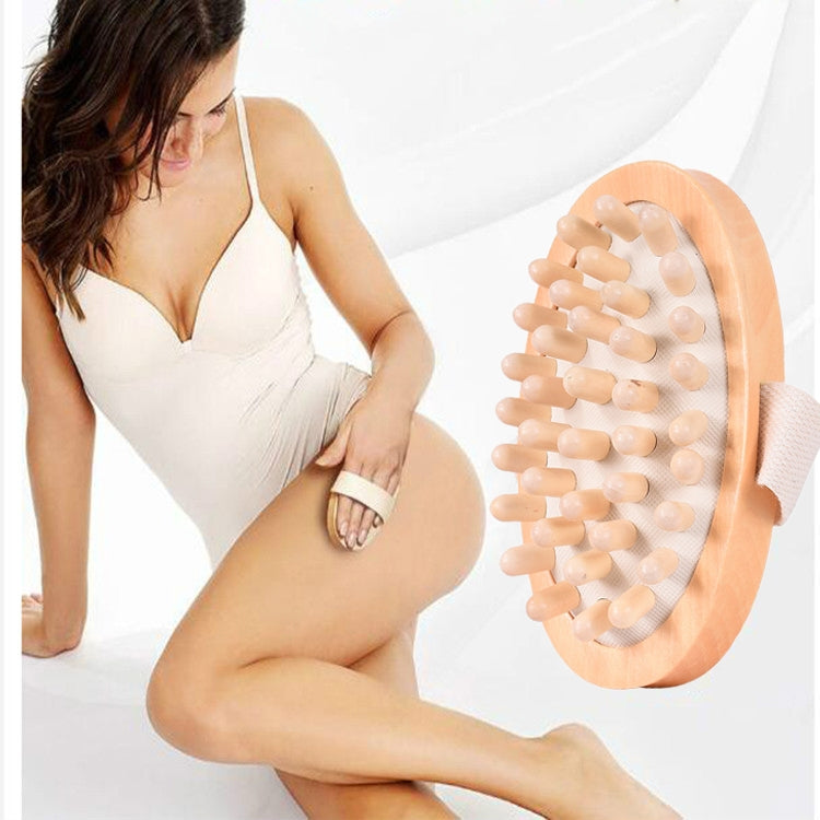Soothing Body Massage Brush Wood Balloon Cushion Massager - free shipping - PMC TechLife - Order now!