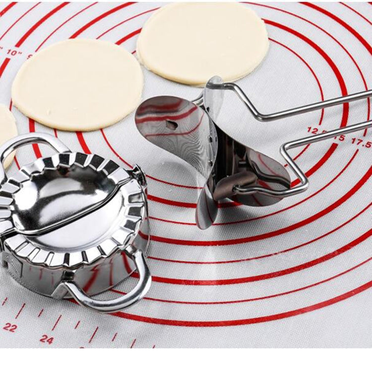 Stainless Steel Dumpling Maker Dough Cutter Dumpling Mould Kitchen Accessories Pastry Tools, Specification:Small 7.7cm with White Box - Food Molds by PMC Jewellery | Online Shopping South Africa | PMC Jewellery