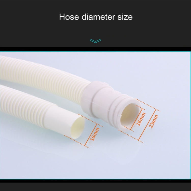 18mm Diameter Plastic Drain Pipe Water Outlet Extension Hose with Clamp for Semi-automatic Washing Machine / Air Conditioner, Size:5m  Length - Air Conditioning & Accessories by PMC TechLife | Online Shopping South Africa | PMC TechLife | Buy Now Pay Later Mobicred