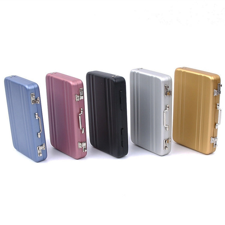 Aluminum Storage Box Business Card Holder Credit Card Bank Card Storage Box(Gold) - free shipping - PMC TechLife - Order now!