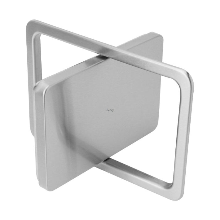 Embedded Type Stainless Steel Swing Cover Flip Kitchen Countertop Trash Can Lid  Cap, Size:Round Drawing 20cm Diameter(Silver) - free shipping - PMC TechLife - Order now!