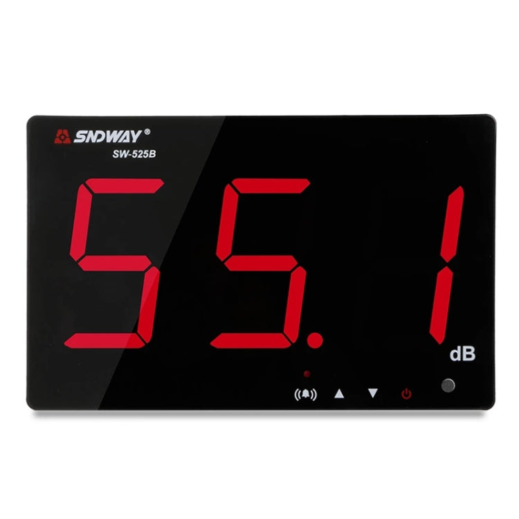 SNDWAY Wall-mounted 30~130dB Large Screen Digital Display Noise Decibel Monitoring Testers, Specification:SW525B with Storage + USB - free shipping - PMC Jewellery - Order now!
