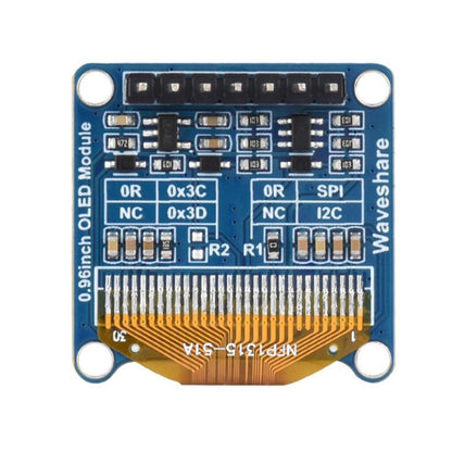 Waveshare 0.96 inch OLED Display Module, 128×64 Resolution, SPI / I2C Communication(D White) - Boards & Shields by Waveshare | Online Shopping South Africa | PMC Jewellery | Buy Now Pay Later Mobicred