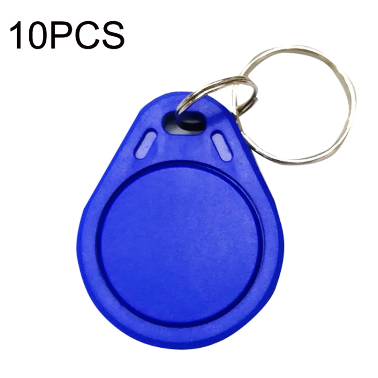 10PCS IC Access Control Card Entree Control M1 Compatibel Fudan Rfid 13.56Mhz Keyfob Sleutelhanger Tag Sleutelhanger(Blue) - Access Card by PMC Jewellery | Online Shopping South Africa | PMC Jewellery | Buy Now Pay Later Mobicred