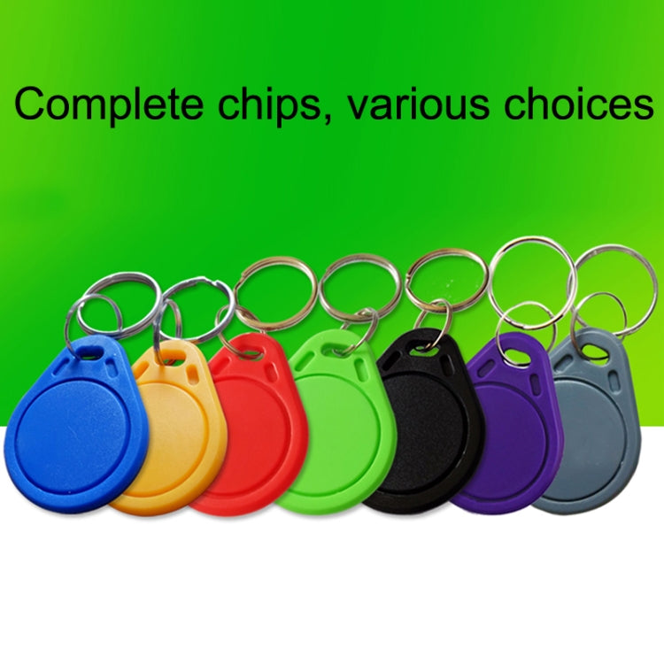 10PCS IC Access Control Card Entree Control M1 Compatibel Fudan Rfid 13.56Mhz Keyfob Sleutelhanger Tag Sleutelhanger(Red) - Access Card by PMC Jewellery | Online Shopping South Africa | PMC Jewellery | Buy Now Pay Later Mobicred