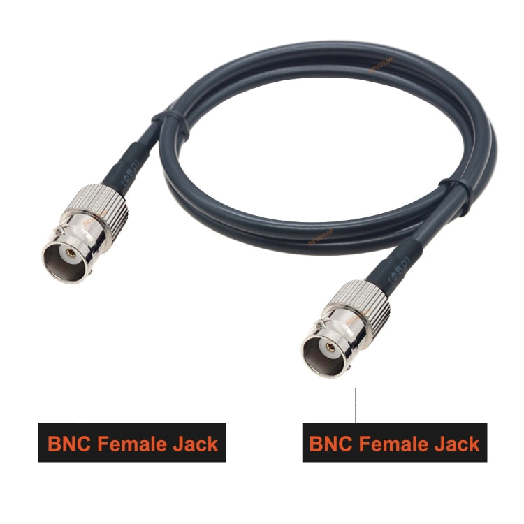 BNC Female To BNC Female RG58 Coaxial Adapter Cable, Cable Length:10m - Connectors by PMC Jewellery | Online Shopping South Africa | PMC Jewellery | Buy Now Pay Later Mobicred