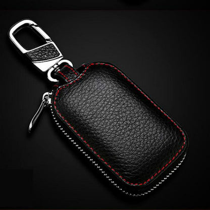 Multifunctional Hook Up Leather Car Key Bag(Black) - Car Key Cases by PMC Jewellery | Online Shopping South Africa | PMC Jewellery | Buy Now Pay Later Mobicred