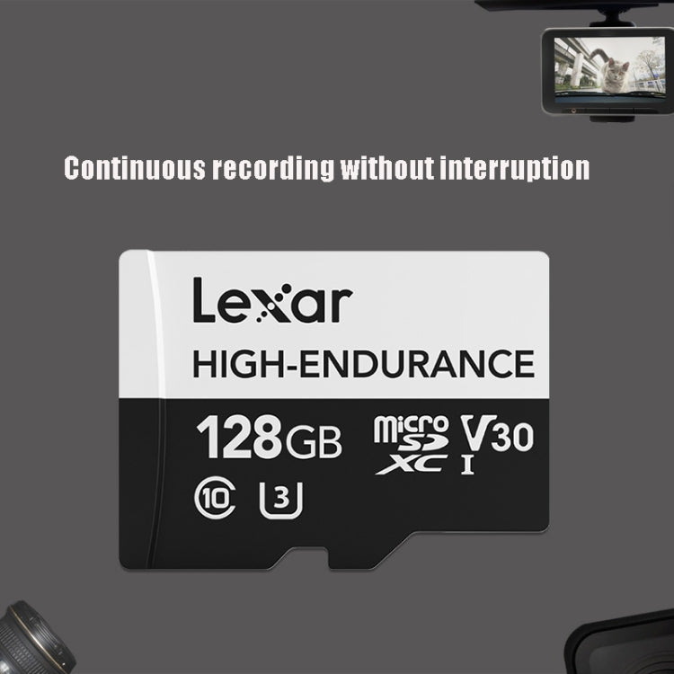 Lexar MicroSDHC 128GB High-endurance Driving Recorder Video Surveillance Camera TF Memory Card Video Card - Micro SD Card by Lexar | Online Shopping South Africa | PMC Jewellery | Buy Now Pay Later Mobicred