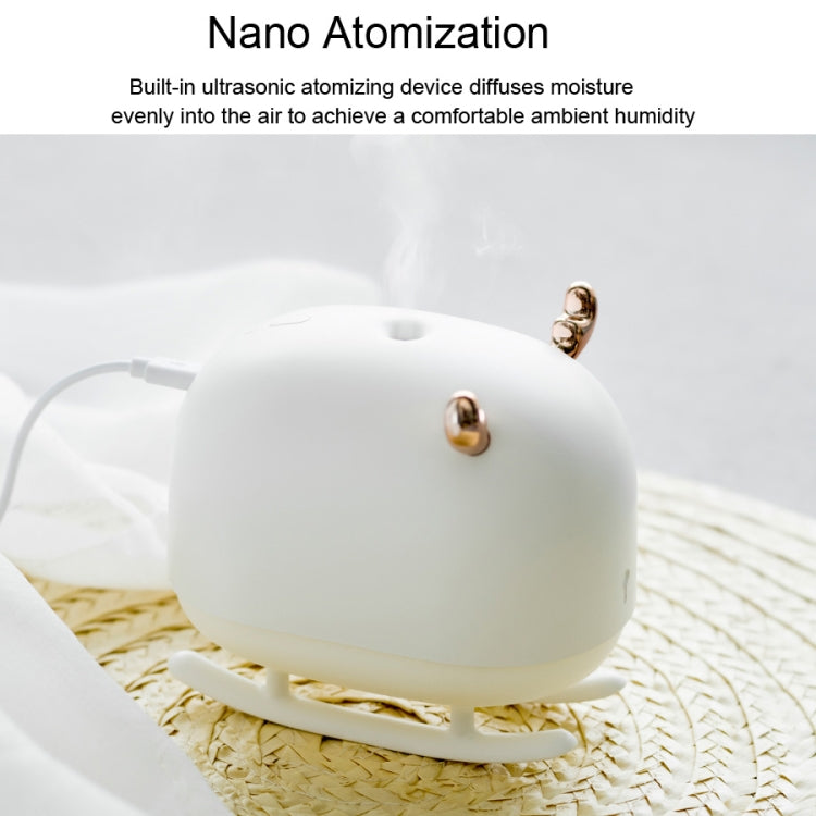 SOTHING DSHJ-H-009 260ML Deer Air Humidifier USB Home Atmosphere Night Light Air Purifier(White) - free shipping - PMC TechLife - Order now!