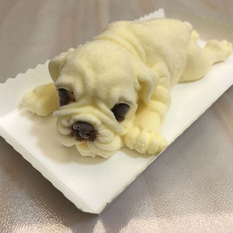 2 PCS 4 Inch Shapi Dog Mousse Cake Silicone Mold 3D Stereo Ice Cream Mold Dirty Dog Chocolate Mold - Food Molds by PMC Jewellery | Online Shopping South Africa | PMC Jewellery