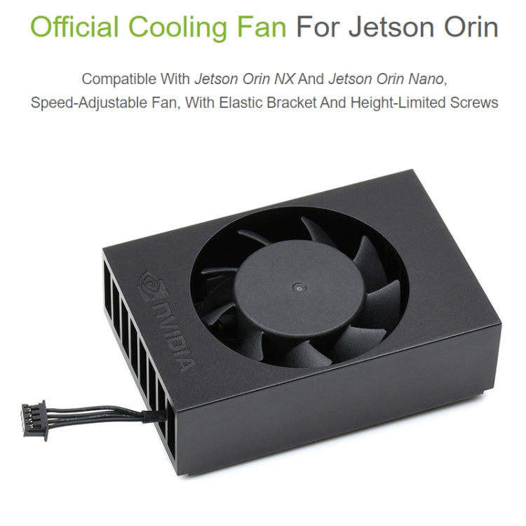 For Jetson Orin Waveshare 24076 Cooling Fan Speed Adjustable(Black) - Other Accessories by Waveshare | Online Shopping South Africa | PMC Jewellery | Buy Now Pay Later Mobicred