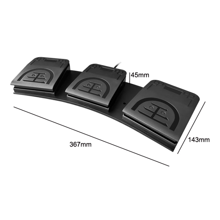FS2020U CF Foot Switch Foot Pedal Keyboard Control Mouse Game Combo Pedal(Photoelectric Mute) - free shipping - PMC Jewellery - Order now!