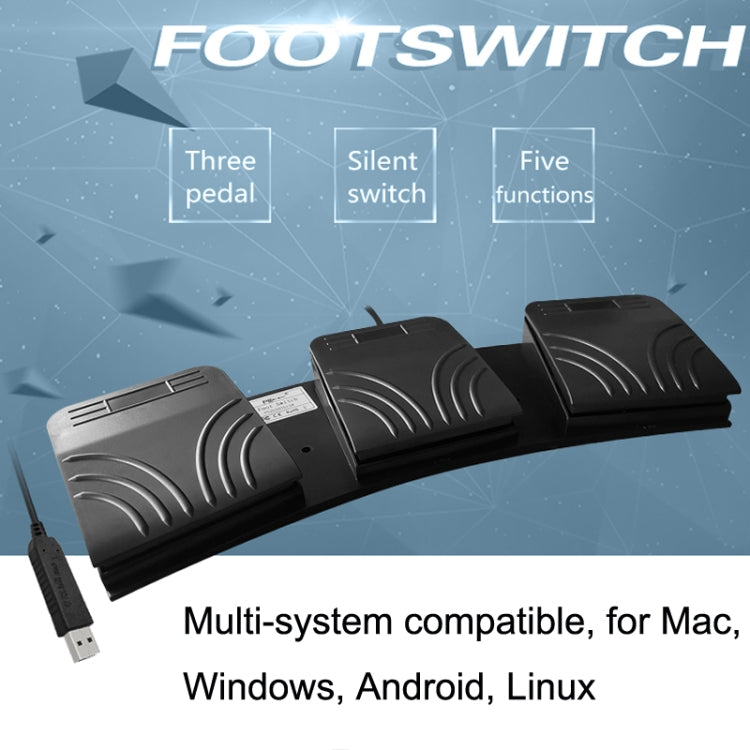 FS2020TU CF Foot Switch Foot Pedal Keyboard Control Mouse Game Combo Pedal(Photoelectric Mute) - free shipping - PMC Jewellery - Order now!