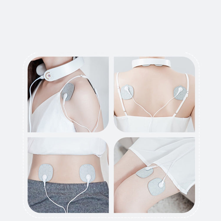 Intelligent Shoulder and Neck Massage Instrument PGG Cervical Spine Physiotherapy Massage Heating Multi-function Neck Protection Instrument, Style:With Patch(Pink) - free shipping - PMC TechLife - Order now!
