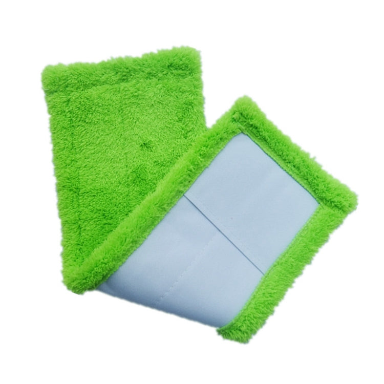 Coral Flannel Head  Padded Flat Replacement Household Company Cleaning Mop Cloth Rag(Green) - free shipping - PMc TechLife - Order now!