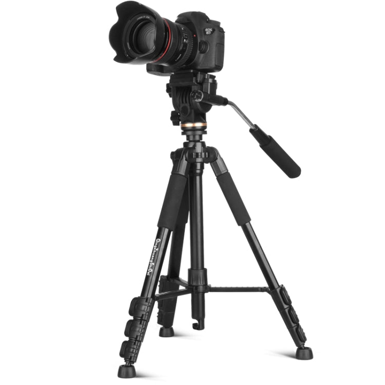 QingZhuangShiDai Q111S Aluminum Alloy Mobile Phone Camera Photography Tripod(Black) - free shipping - PMC TechLife - Order now!