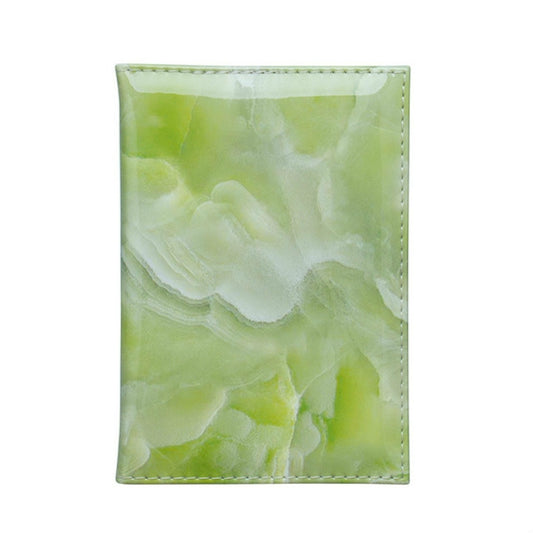 Colorful Marble Style Waterproof Passport Holder Ticket Holder(Green) - Card & Passport Bags by PMC Jewellery | Online Shopping South Africa | PMC Jewellery