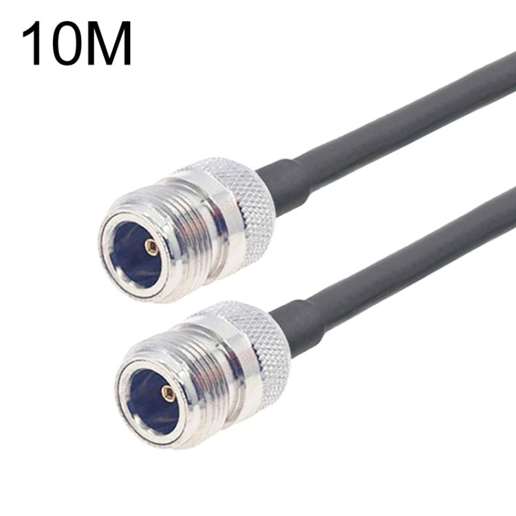 N Female To N Female RG58 Coaxial Adapter Cable, Cable Length:10m - Connectors by PMC Jewellery | Online Shopping South Africa | PMC Jewellery | Buy Now Pay Later Mobicred