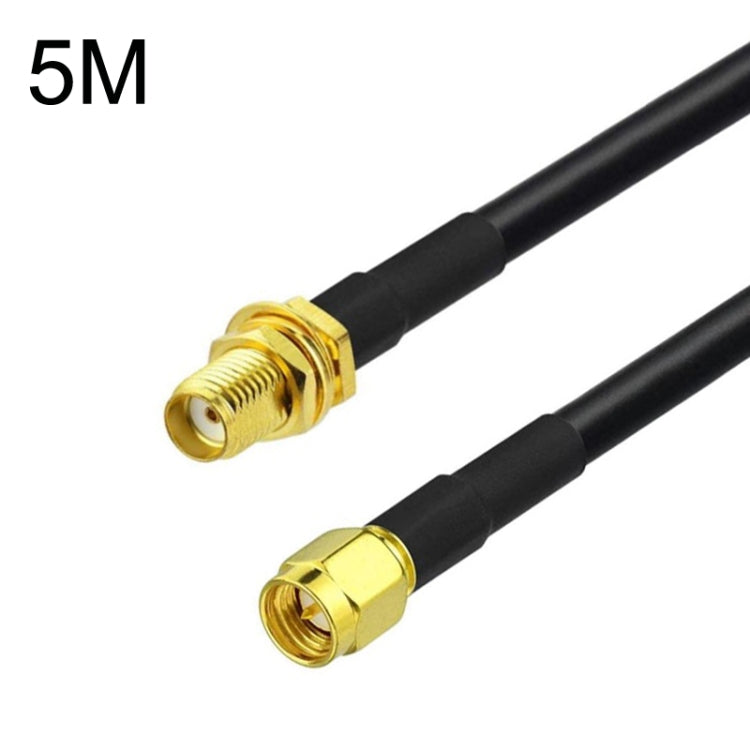 SMA Male To SMA Female RG58 Coaxial Adapter Cable, Cable Length:5m - Connectors by PMC TechLife | Online Shopping South Africa | PMC TechLife
