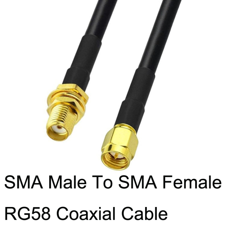 SMA Male To SMA Female RG58 Coaxial Adapter Cable, Cable Length:5m - Connectors by PMC Jewellery | Online Shopping South Africa | PMC Jewellery