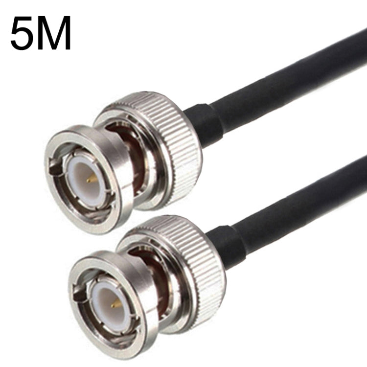 BNC Male To BNC Male RG58 Coaxial Adapter Cable, Cable Length:5m - Connectors by PMC TechLife | Online Shopping South Africa | PMC TechLife | Buy Now Pay Later Mobicred