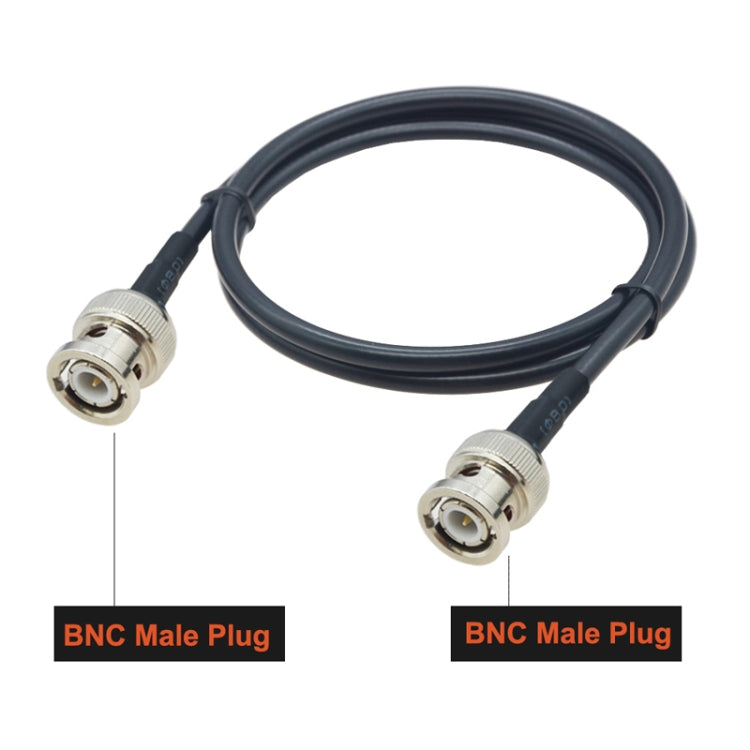 BNC Male To BNC Male RG58 Coaxial Adapter Cable, Cable Length:5m - Connectors by PMC TechLife | Online Shopping South Africa | PMC TechLife | Buy Now Pay Later Mobicred
