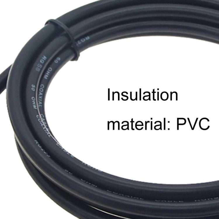 BNC Male To BNC Male RG58 Coaxial Adapter Cable, Cable Length:5m - Connectors by PMC TechLife | Online Shopping South Africa | PMC TechLife | Buy Now Pay Later Mobicred