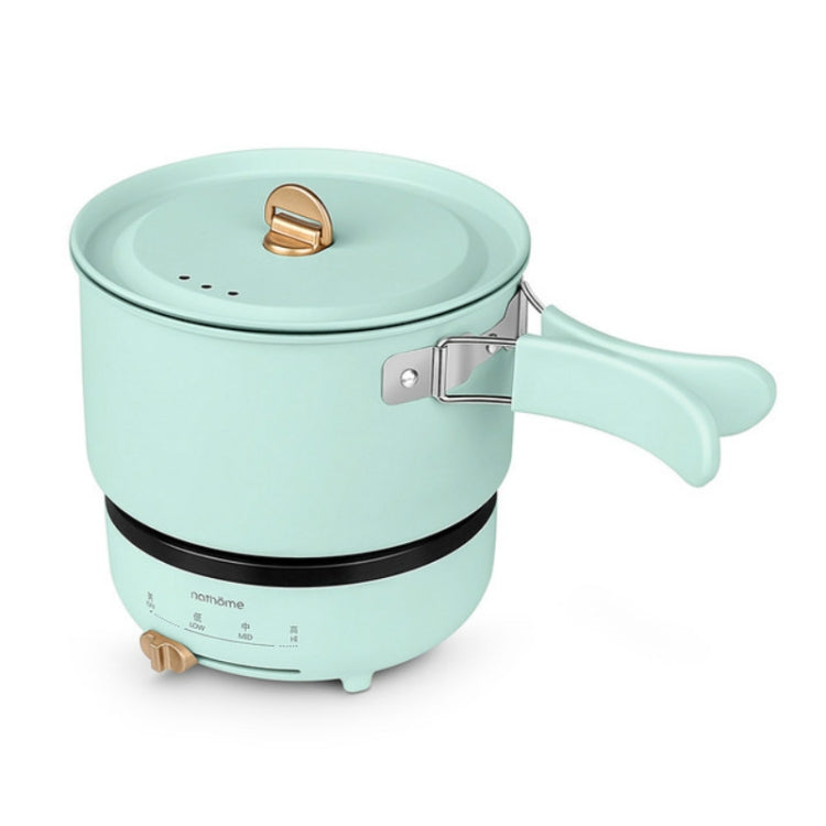 Nathome NDG01 Traveling Multi-purpose Split Folding Frying Pan Household Electric Cooker, Chinese Plug(Blue) - free shipping - PMC TechLife - Order now!