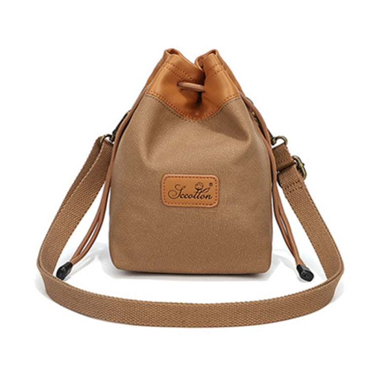 S.C.COTTON Camera Lens Protection Bag Liner Bag Waterproof Camera Storage Bag, Size: M(Khaki) - Soft Bag by S.C.COTTON | Online Shopping South Africa | PMC TechLife | Buy Now Pay Later Mobicred