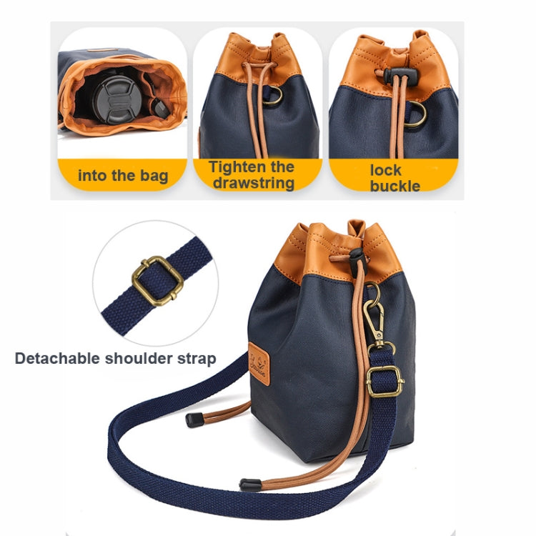 S.C.COTTON Camera Lens Protection Bag Liner Bag Waterproof Camera Storage Bag, Size: S(Blue) - free shipping - PMC TechLife - Order now!