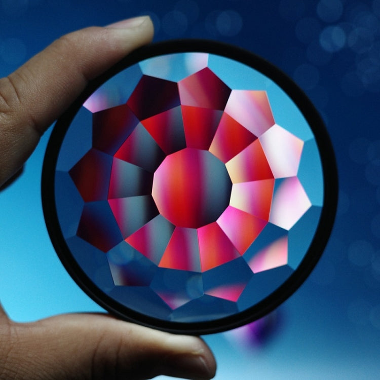 55mm Kaleidoscope Prism Foreground Blur Camera Glass Filter Lens - Other Filter by PMC TechLife | Online Shopping South Africa | PMC TechLife | Buy Now Pay Later Mobicred